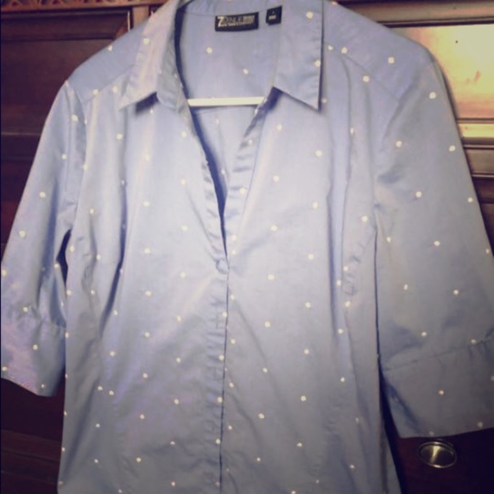 New York & Company Button Down 1/2 Sleeve